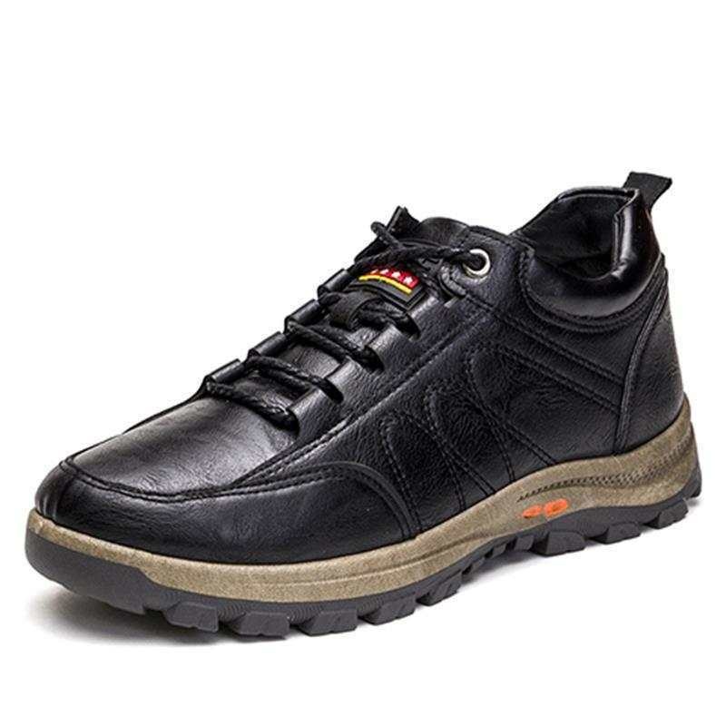 Men's Soft-soled Non-slip Cotton Leather Shoes For Winter foto 4