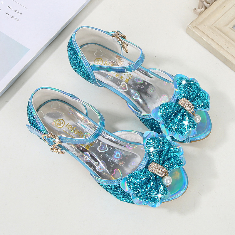 Princess Shoes For Girls New Non-slip Bow foto 3