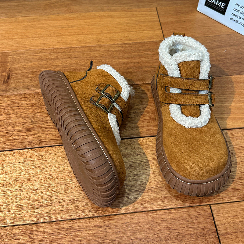 New British Style Ultra Thick Fleece Lined Womens Snow Boots foto 3