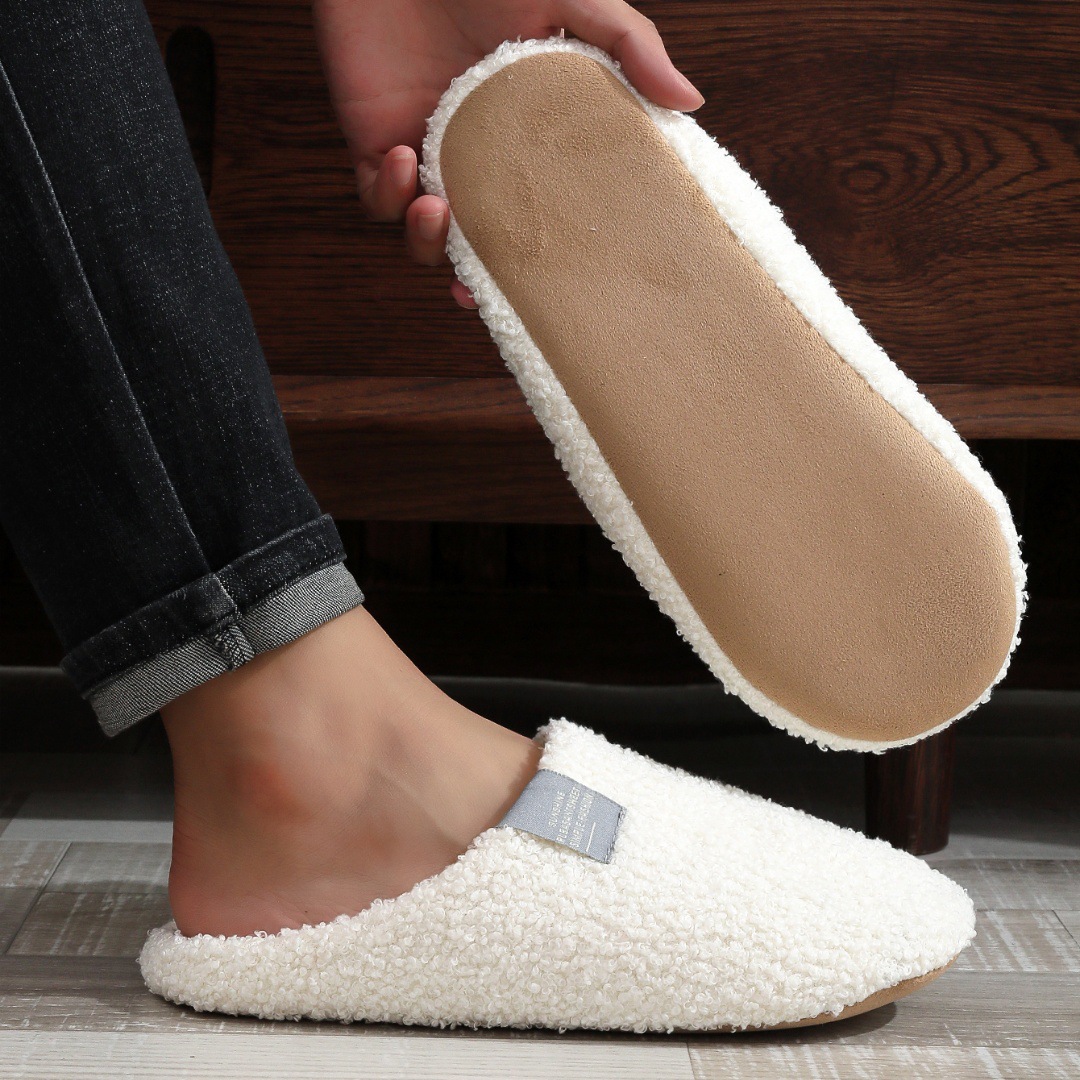 Simple, Lightweight And Silent Indoor Couple Slippers foto 3
