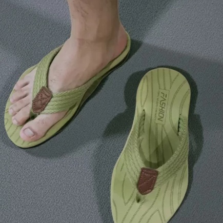 Stylish Minimalist Casual Design Mens Slippers foto 2