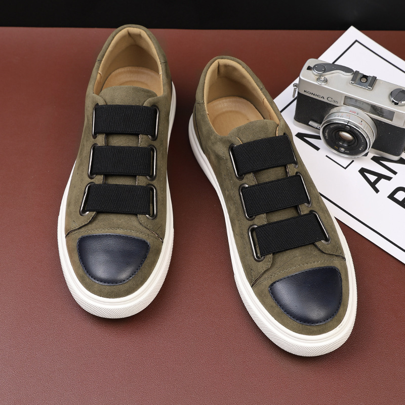 British Wild Slip-on Elastic Band Men's Flat Shoes foto 3