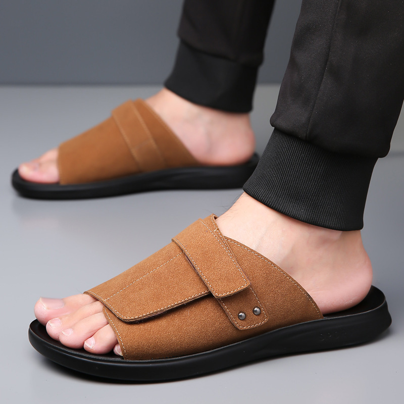 Summer Fashion All-matching Lightweight Youth Men's Slippers foto 4