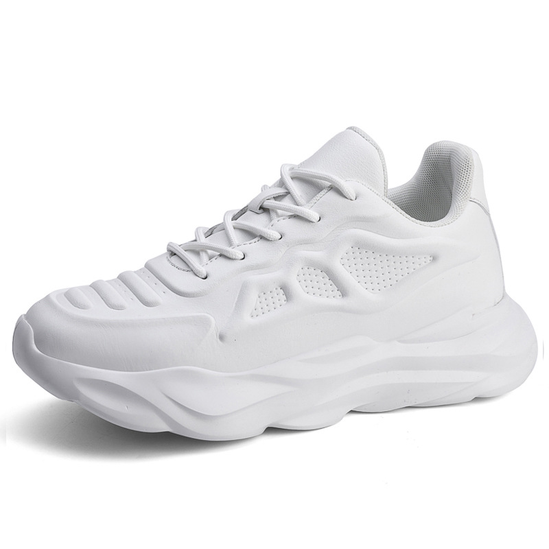 Summer New Invisible Height-increasing Shoes Men's 8CM Breathable Clunky Sneakers foto 4
