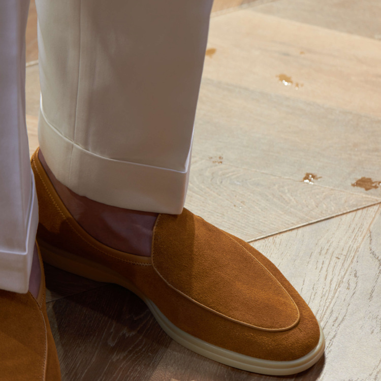 British Handmade Loafers Men's LP Flat foto 2