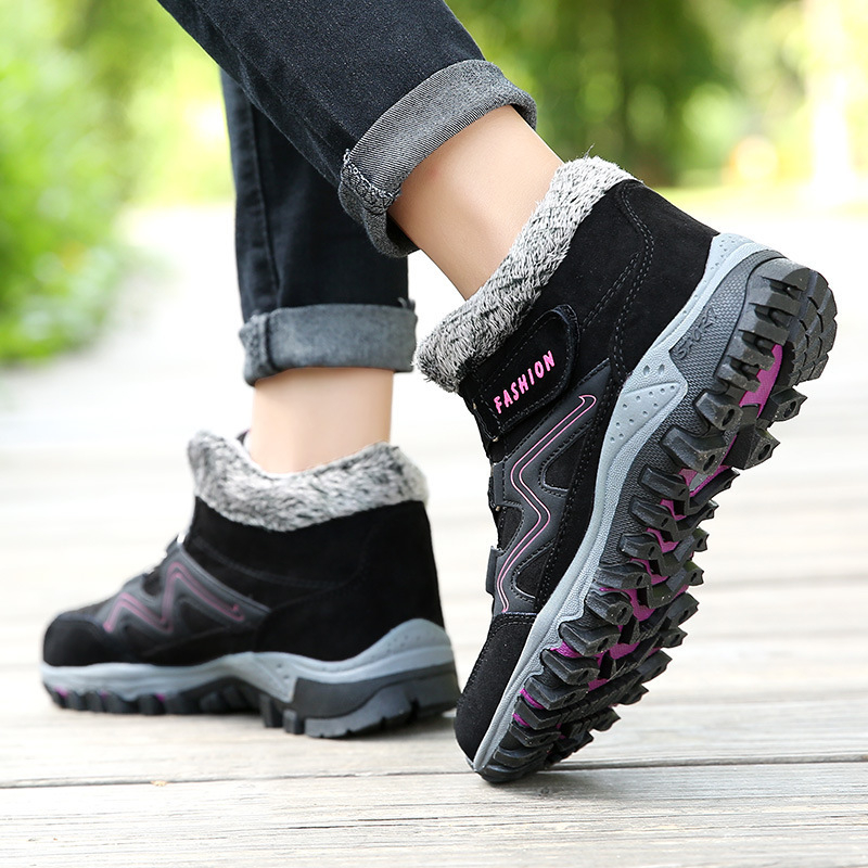 Men's And Women's Outdoor Cotton-padded Mid-top Sports Cotton Shoes foto 5
