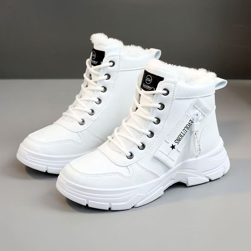 Womens Fleece-lined Insulated Waterproof And Non-slip Cotton Shoes foto 2