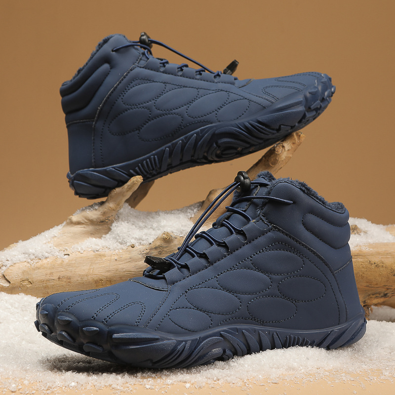 Outdoor Sports Cotton Shoes Men And Women Fleece-lined Warm Snow Boots foto 2
