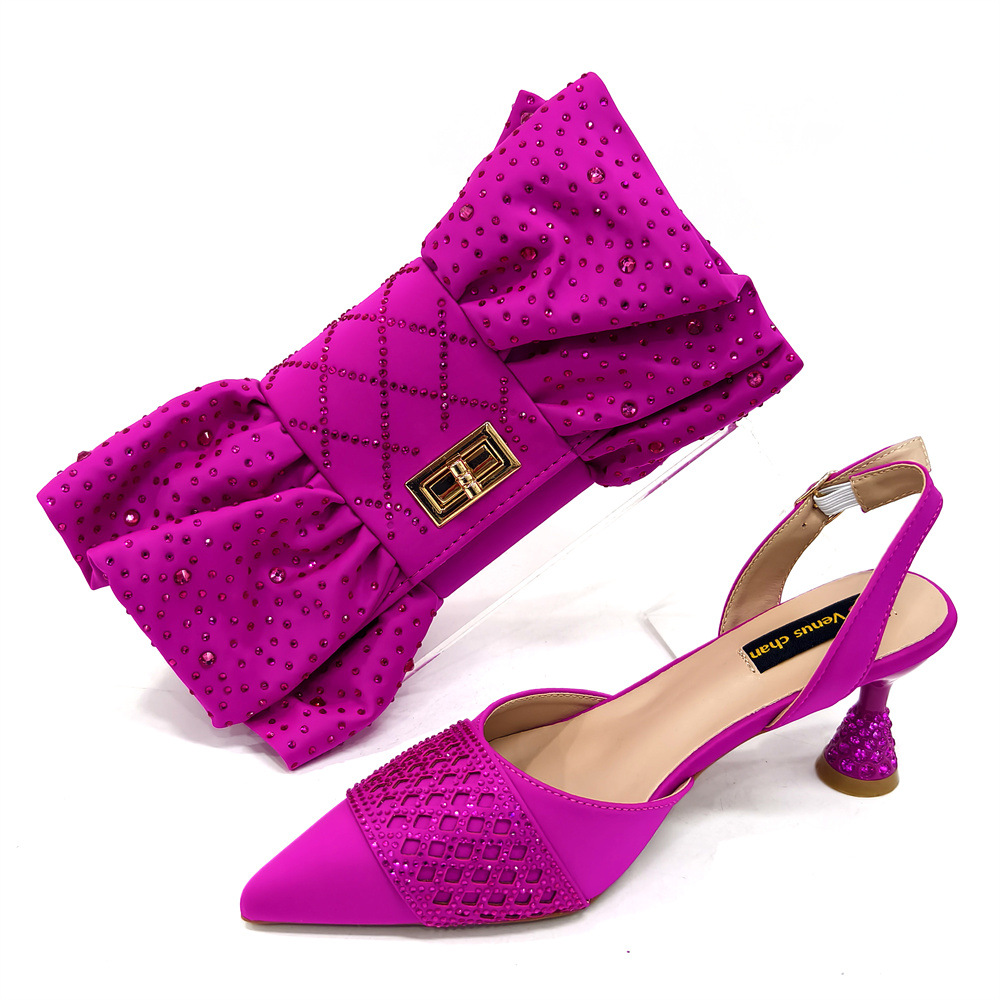 Women's Shoe And Bag Set Minimalist Pointed-toe foto 5