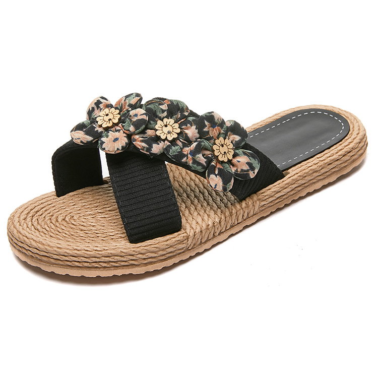 Trendy Indoor Outdoor Six Small Flower Slippers foto 5