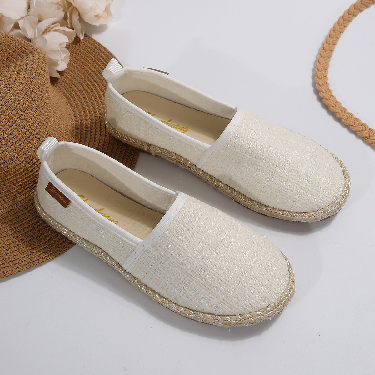 Simple Comfort And Casual Rope Bottom Fisherman Shoes foto 2