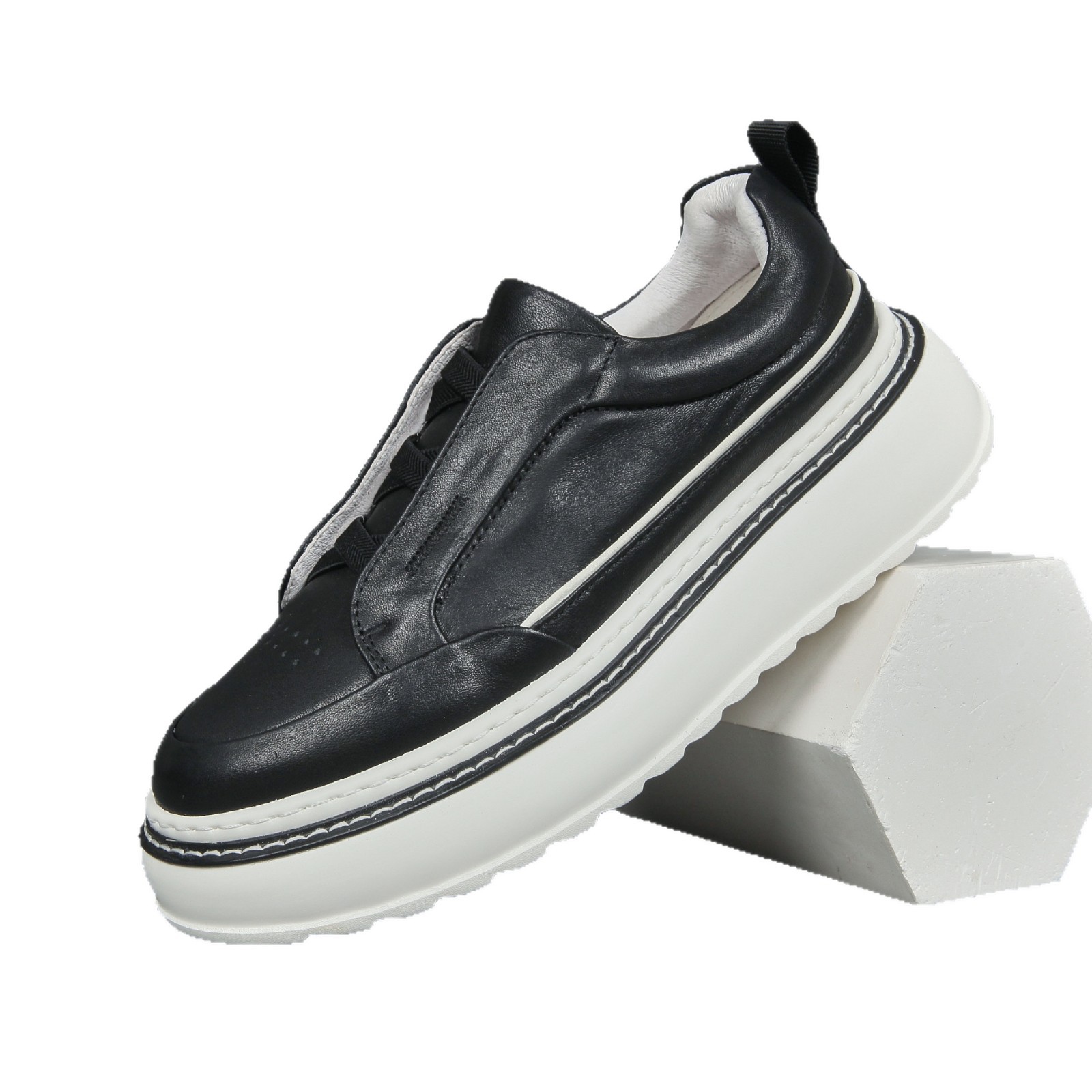 Breathable Casual Simple All-match Slip-on Lazy Stylish Sneaker foto 5