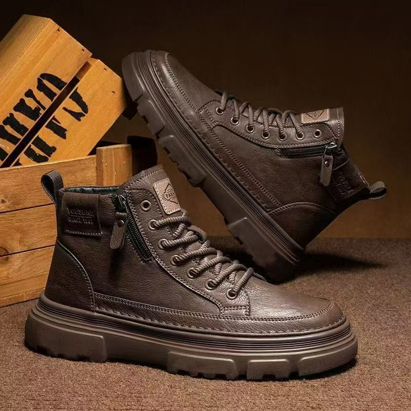 High-top New Style Dr Martens Boots Vintage Men's Shoes
