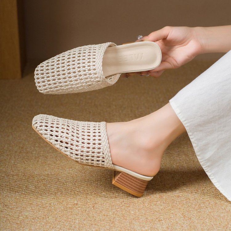 Summer New Arrival Womens Fashion Sandals With Woven Uppers foto 2