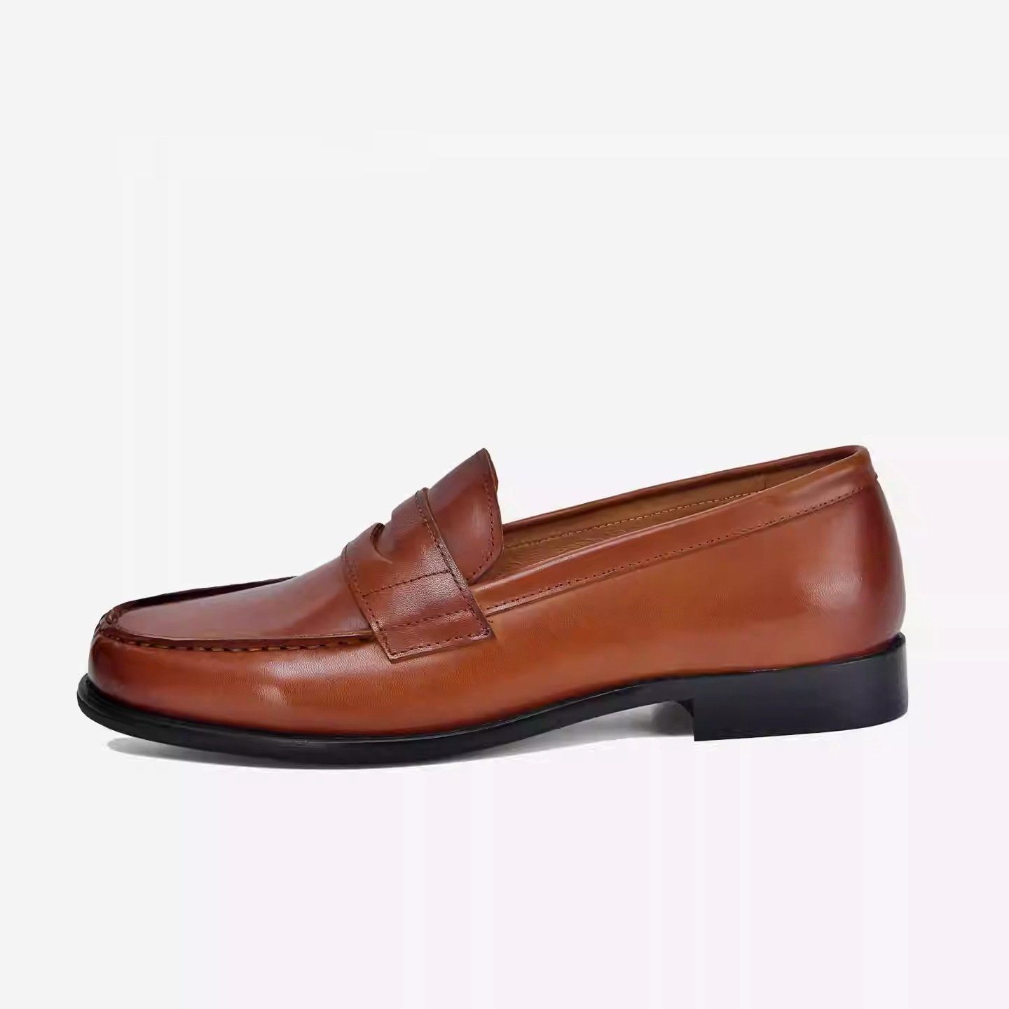 British-style Loafers Comfortable Slip-on Mens Boat Shoes foto 2