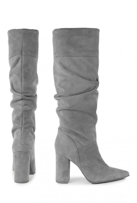 Fashionable Suede High-Heel Over-the-Knee Boots For Women foto 3
