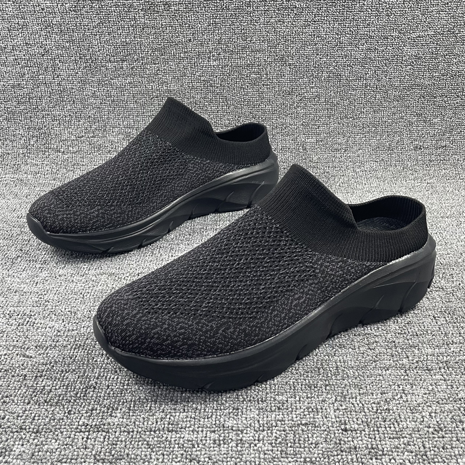 Large Double-layer Flyknit Breathable Casual Shoes With Thickened Non-slip Sole foto 2