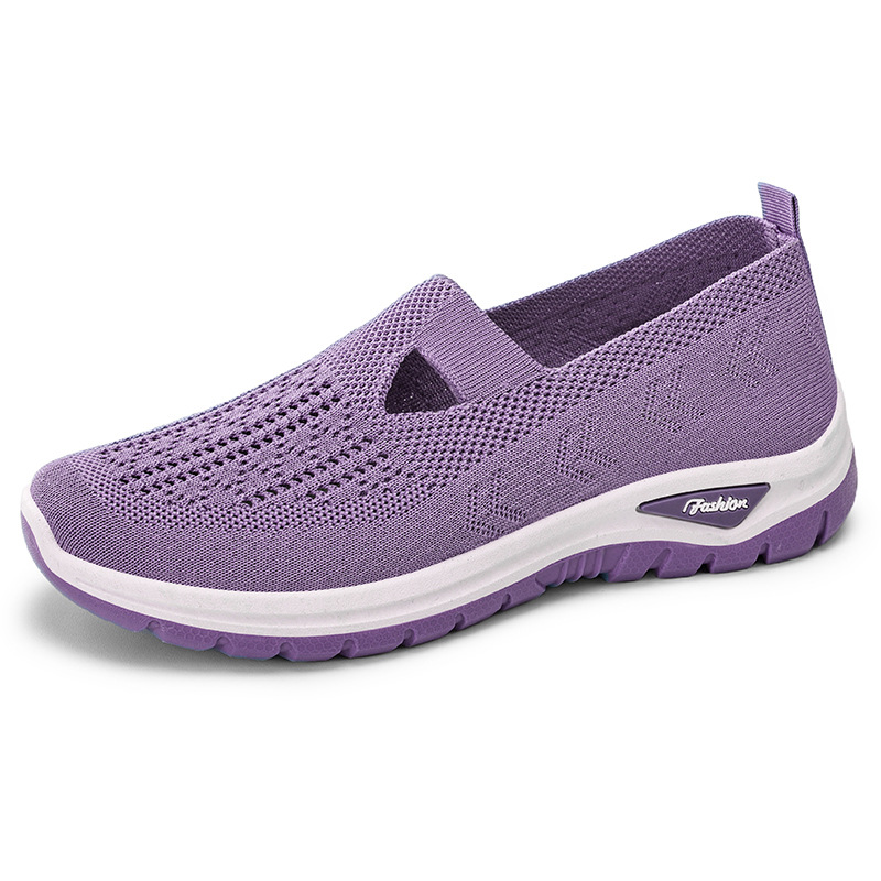 Plus Size Breathable Mesh Slip-on Old Beijing Cloth Shoes For Women foto 3
