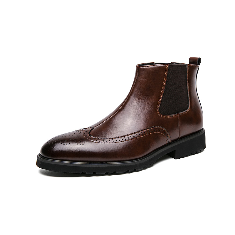 Fashion Martin Boots Cross-border Plus Size Men's Chelsea Boots foto 5
