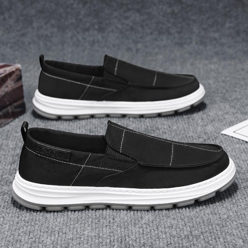 Men's Shoes Slip-on Breathable Small Fabric Shoes foto 3