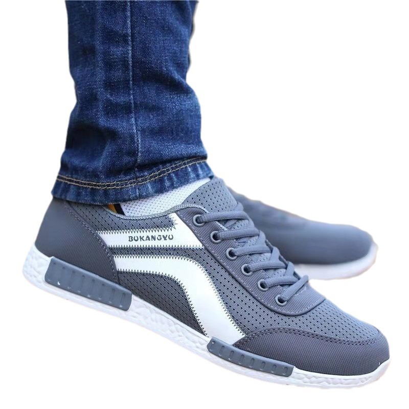 Men's Breathable Mesh Shoes Deodorant Sports Casual Versatile foto 5