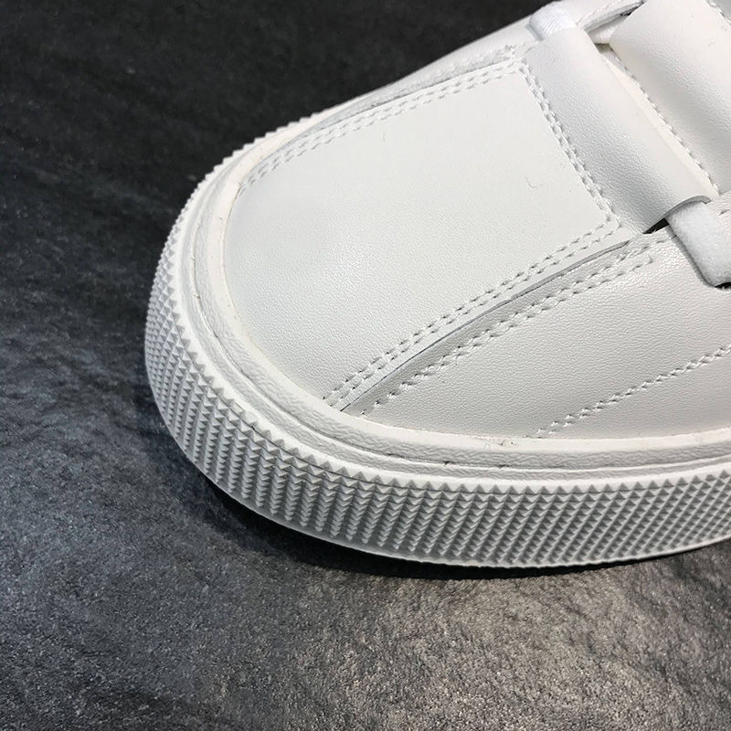 Male Leather High-top Platform Casual Shoes foto 4
