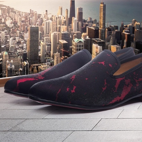 Breathable Casual Popular Black Mixed Color Calfskin Breathable Handmade Men's Leather Shoes Low-top Shoes foto 4