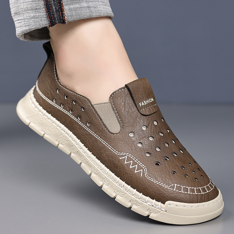 Mens Breathable Hollowed Out Casual Shoes For Summer foto 3