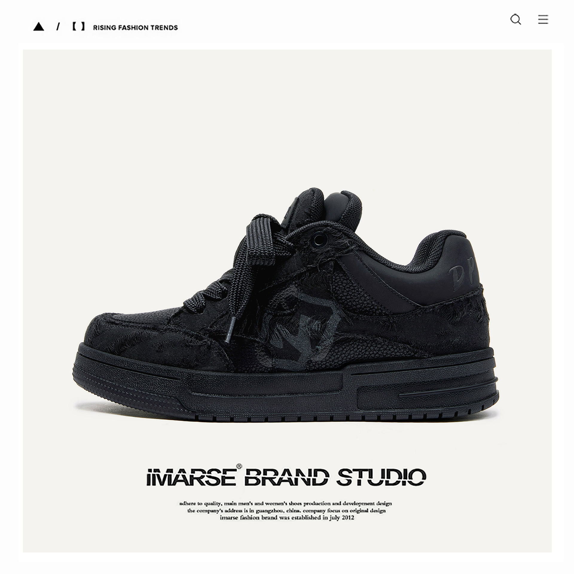 Destroy Aesthetic Leisure Men's Platform Shoes