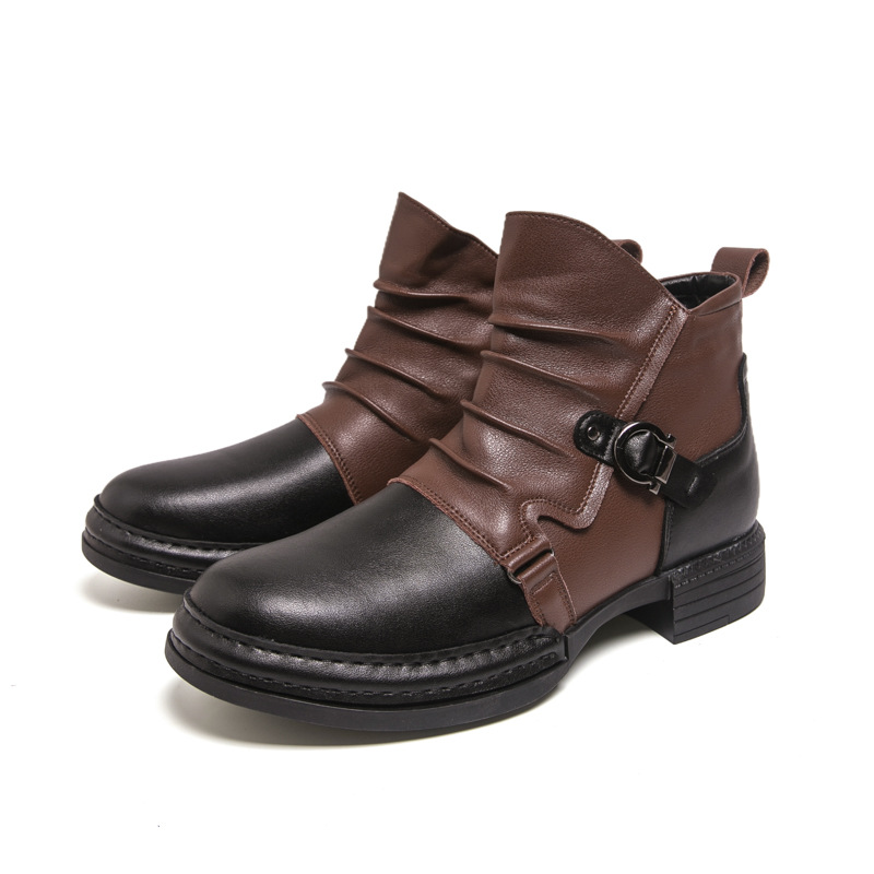 Men's Fashion British Style Martin Booties foto 2