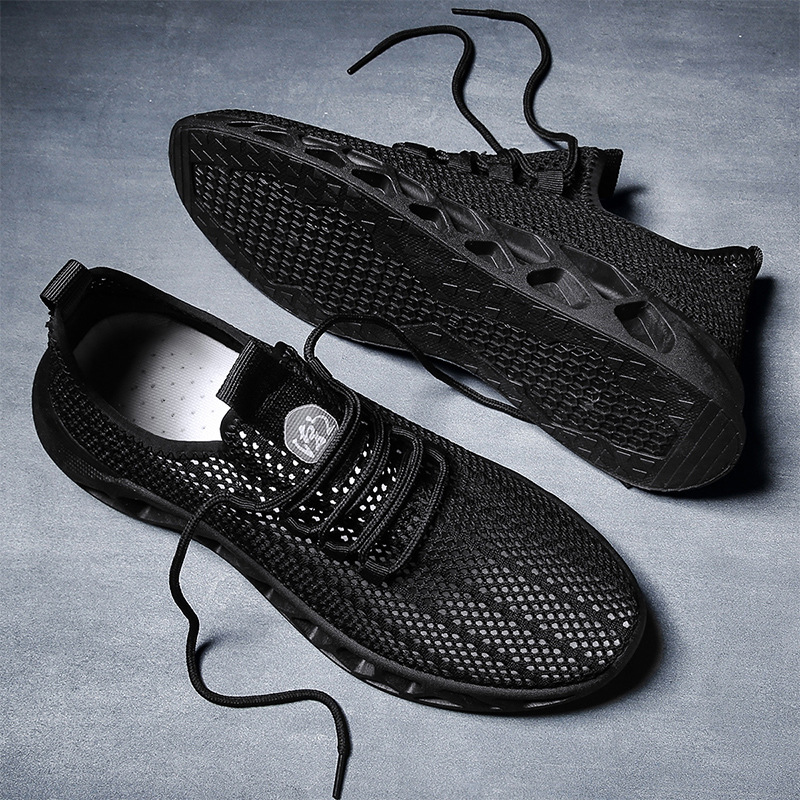 Breathable Fly Woven Mesh Casual Sports Shoes Men foto 3