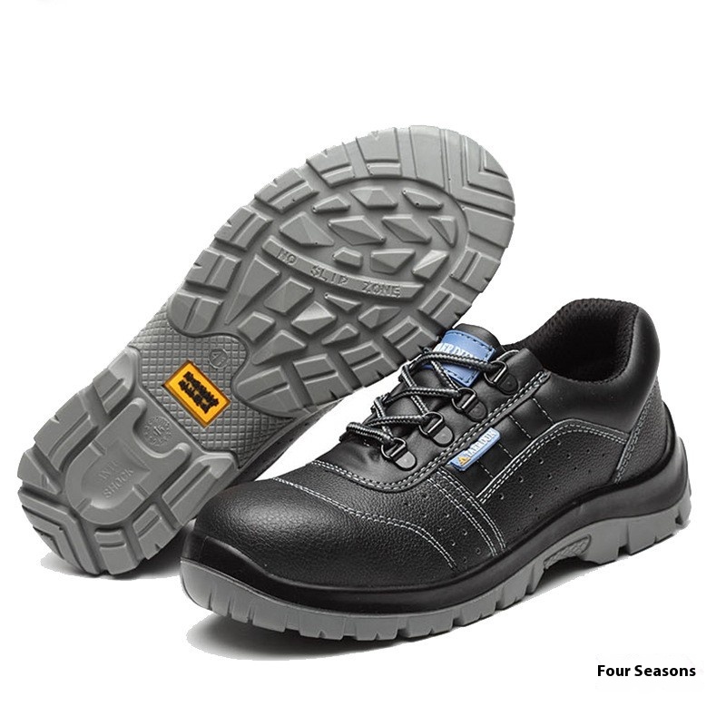Breathable And Anti Smashing Steel Toe Work Shoes foto 3
