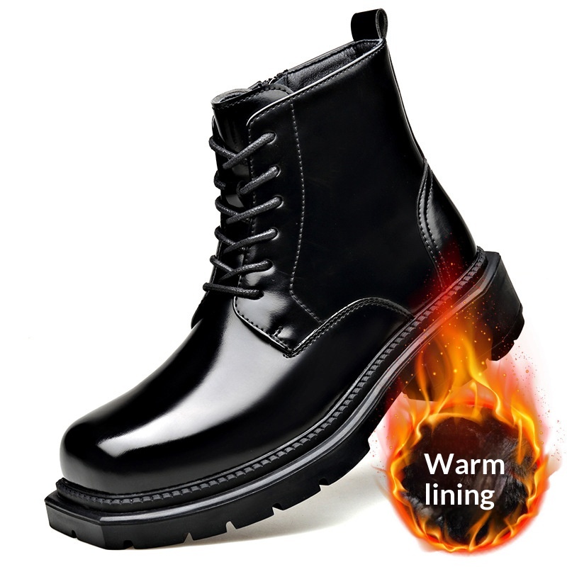 Insulated Boots With A Side Zipper Feature A Thick Sole foto 2