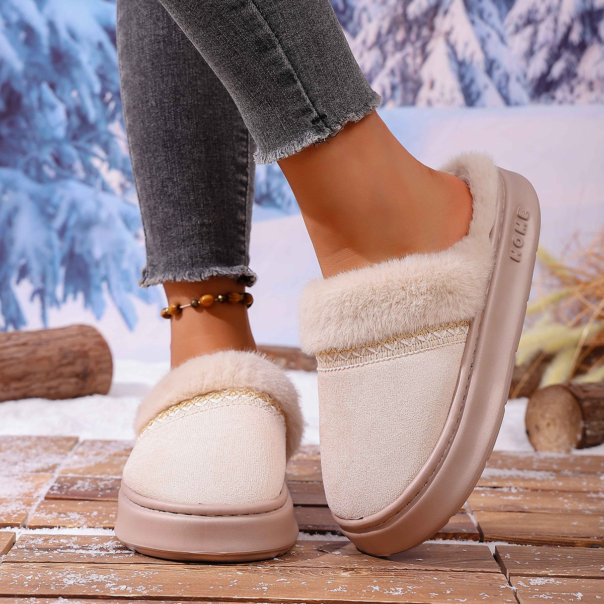 Versatile Cotton Shoes For Couples In Winter foto 5
