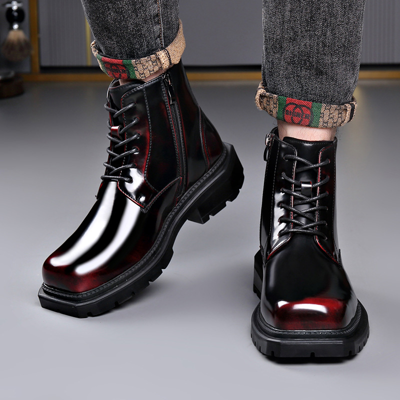 Insulated Boots With A Side Zipper Feature A Thick Sole foto 3