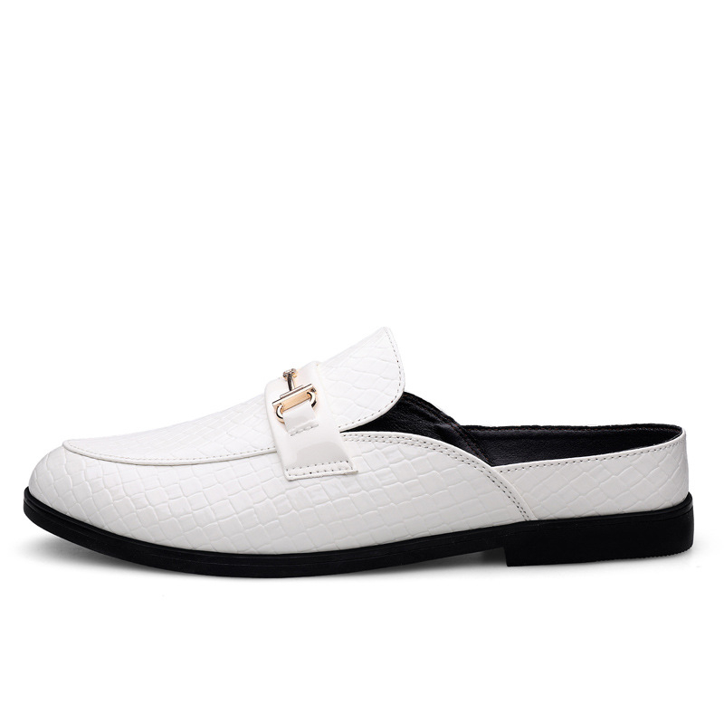 New Loafers Men's Pattern Half Slippers foto 2