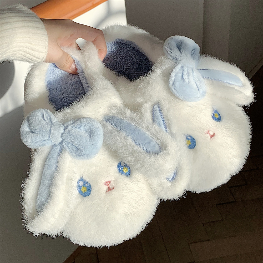 Autumn And Winter Home Indoor Confinement Toe Box Soft Bottom Slippers foto 3