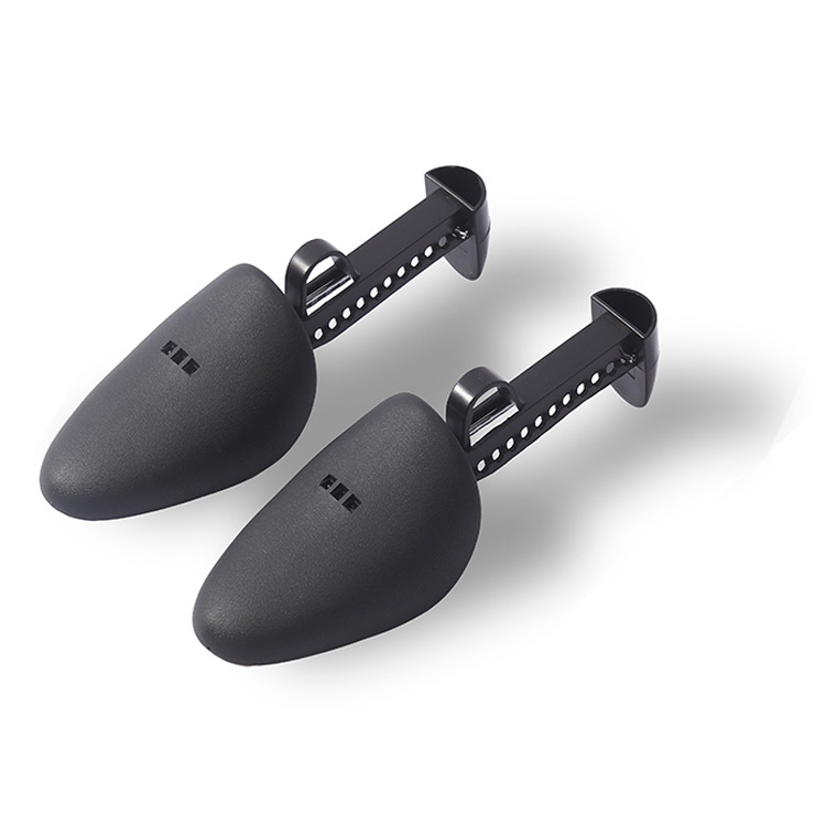 Black Adjustable Anti-wrinkle Plastic Shoe Stretcher foto 4