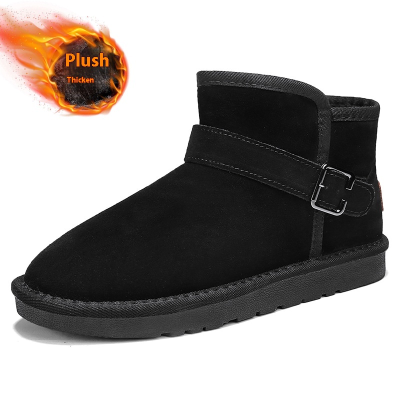 Women's Velvet Warm Soft Soled Bread Cotton Shoes foto 5