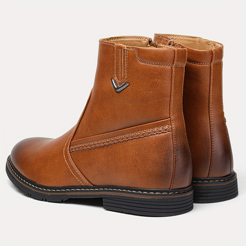 Dress Boots With Zipper Faux Fur foto 2