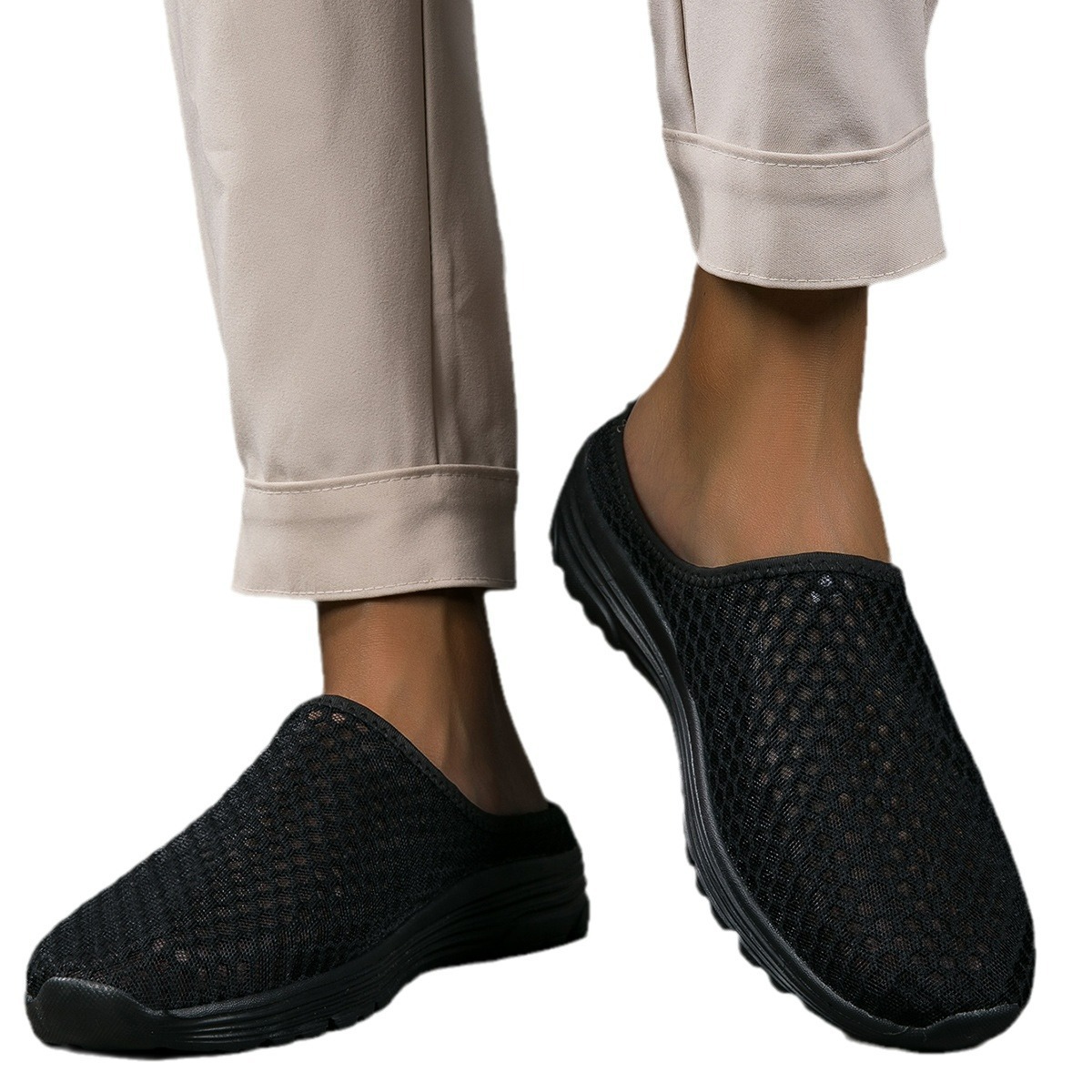 Mesh Outdoor Walking Sandals With A Head Cover foto 2