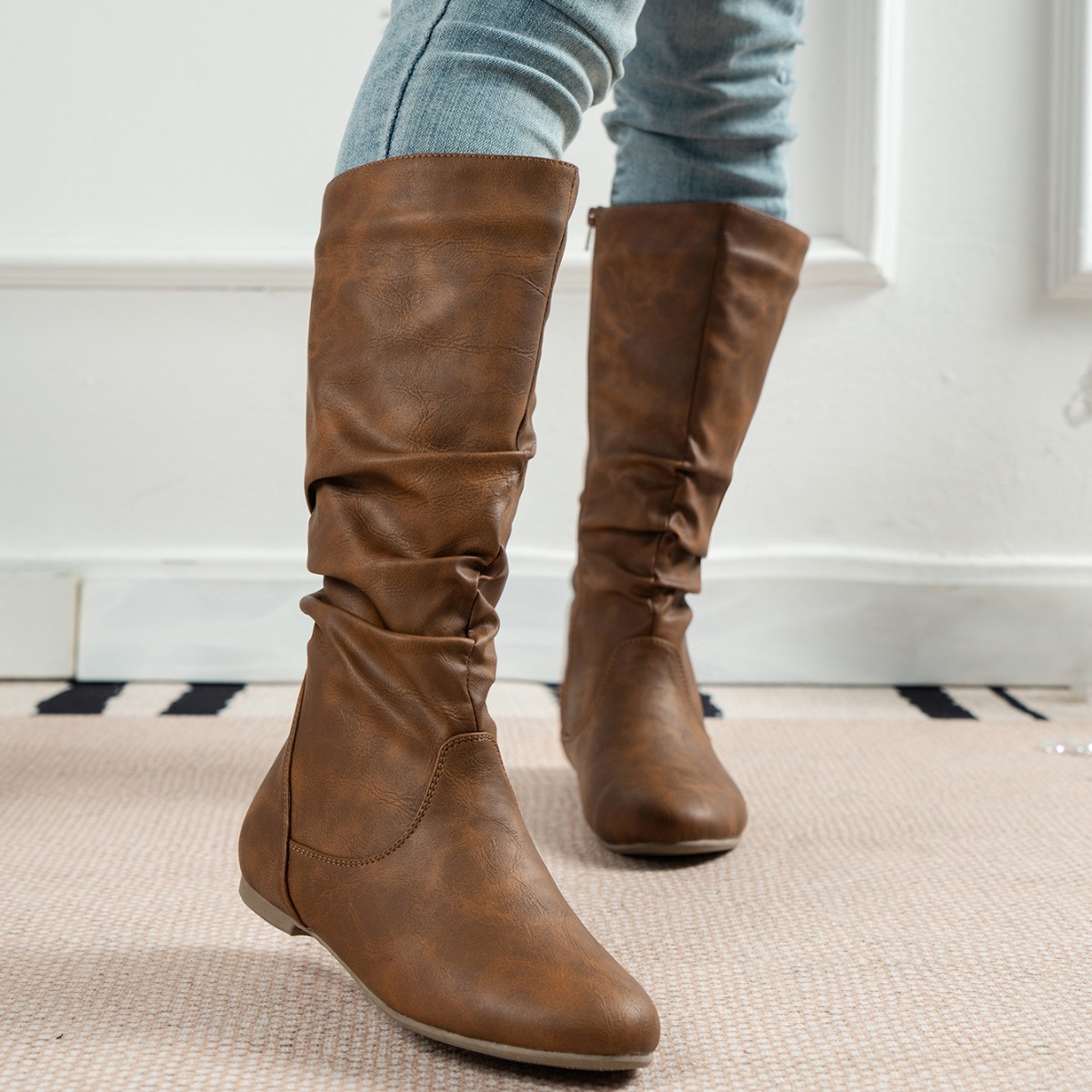 Fashion Middle Women's Western Cowboy Boot foto 2