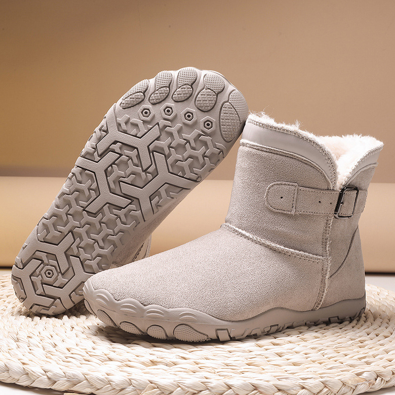 Womens Flat Non-slip Casual Ankle Boots foto 2