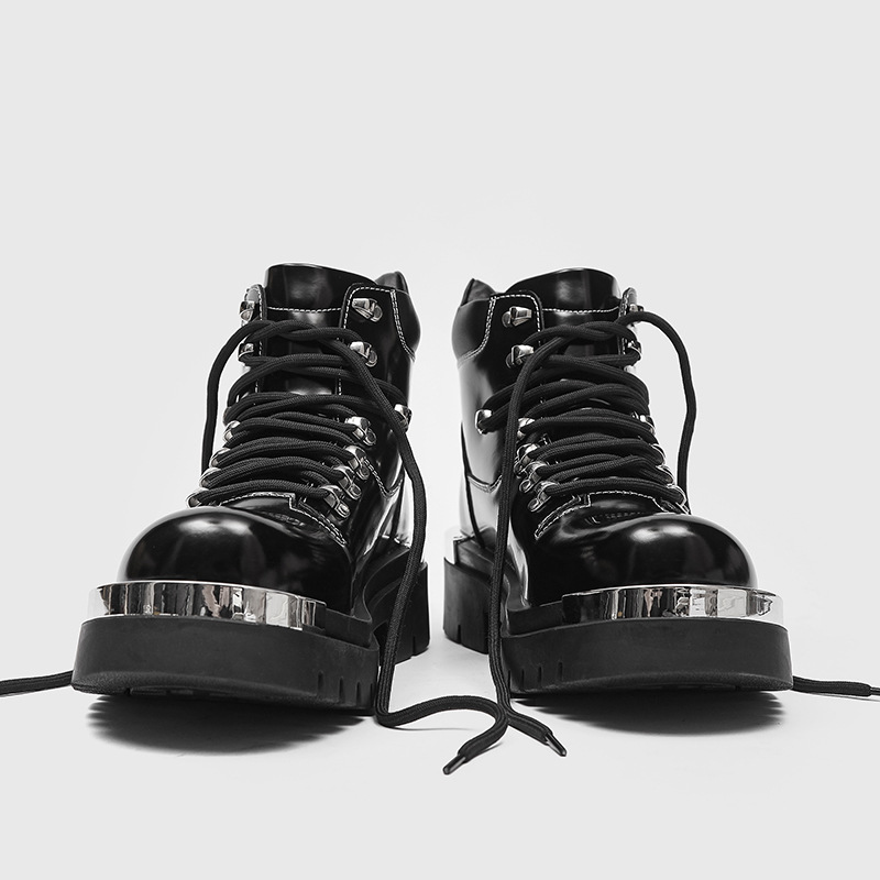 Men's Versatile Chunky-soled Dr Martens Boots