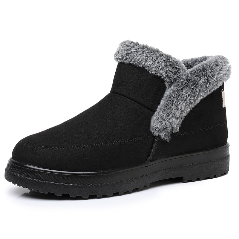 Women's Large Size Cotton Boots Plus Velvet Thickened Outdoor Leisure foto 3
