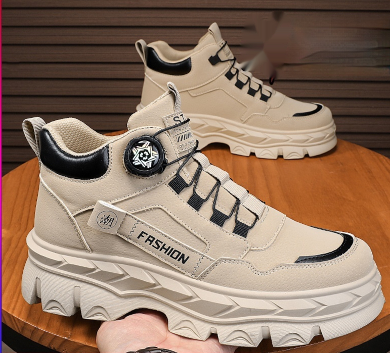 Men's Martin Boots High-top Casual Shoes foto 5