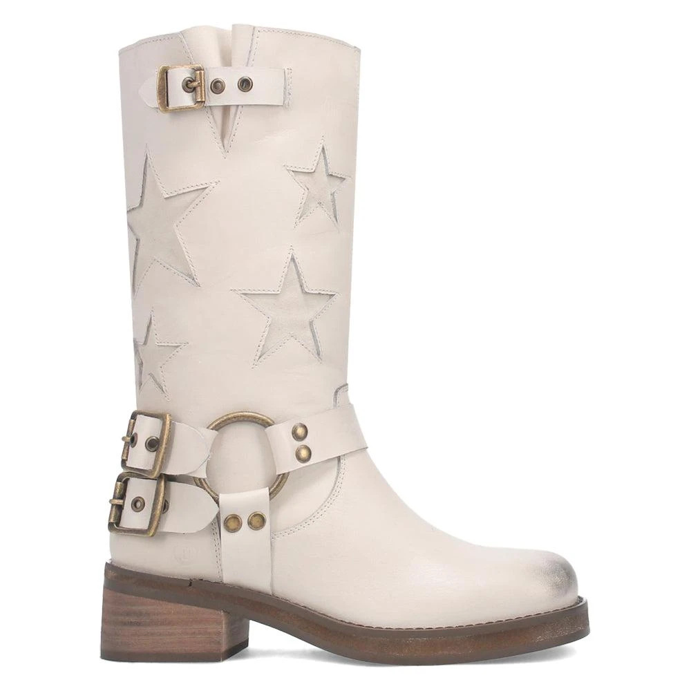 Stitched Belt Buckle Low-heeled Ankle Boots foto 4
