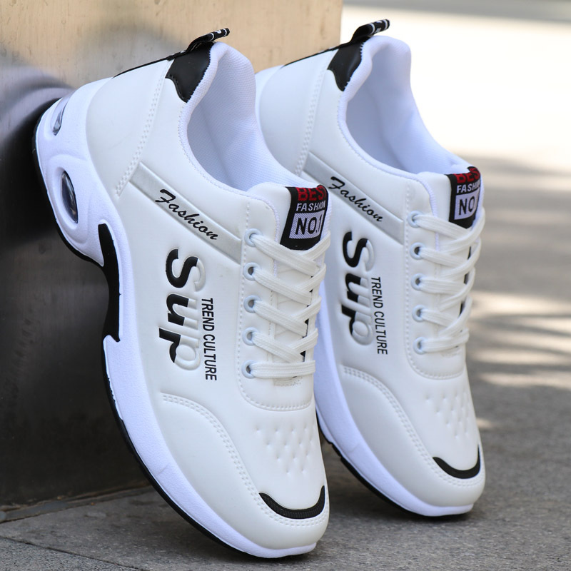 Autumn And Winter Leather Waterproof Shoes Non-slip Breathable Plus Size Men foto 3