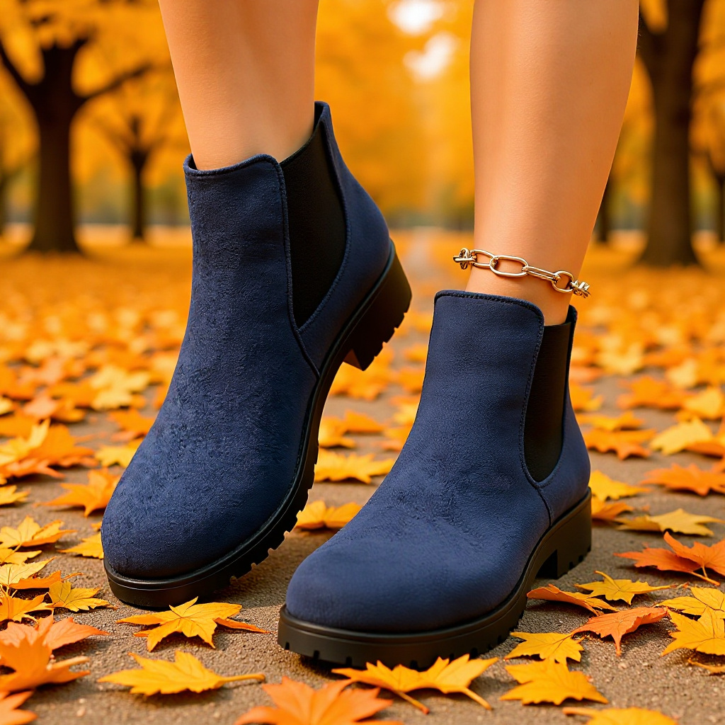 Women's Ankle Boots Suede Hight Increasing Martin Boots foto 4