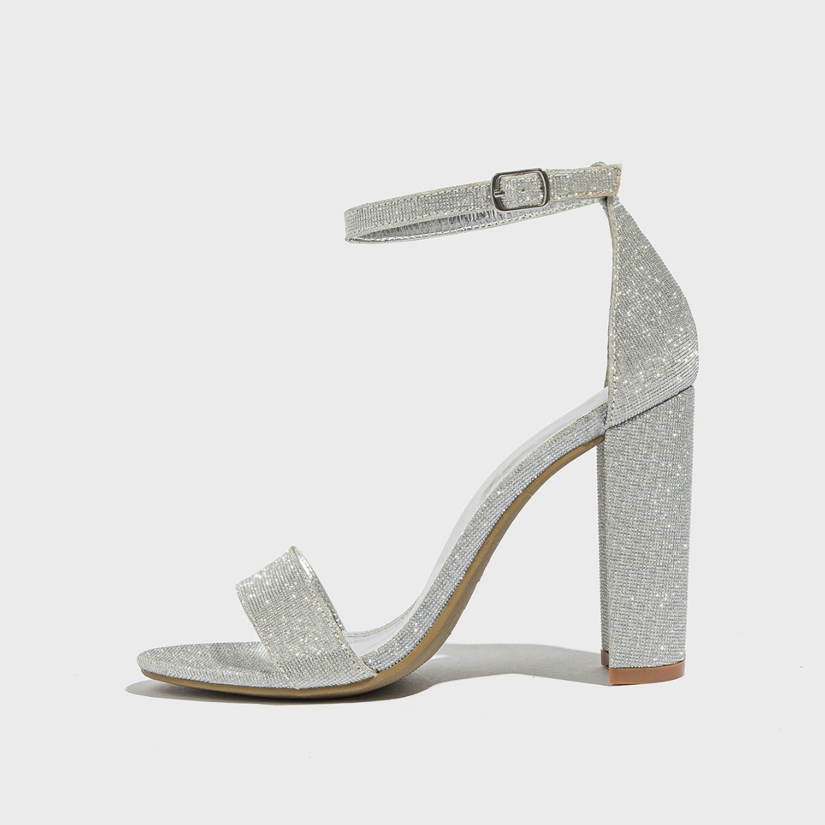 Chunky Heel Sandals Fashion European And American Style High Heel Sandals Women's Classy Shoes foto 2
